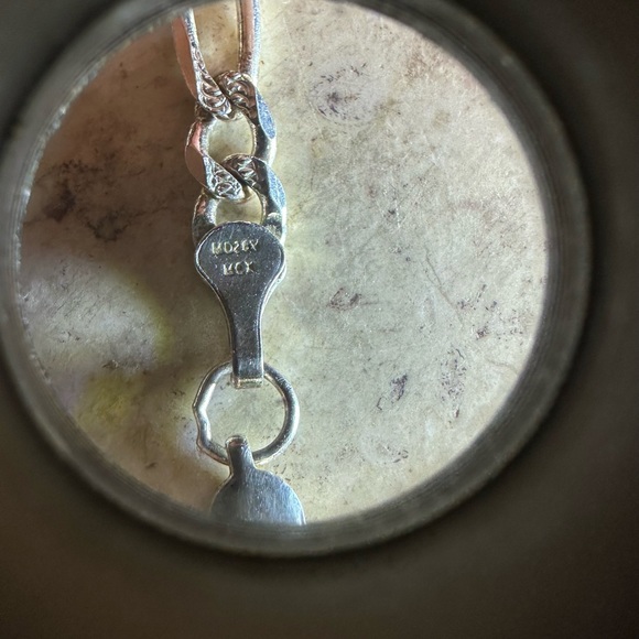 Sterling Silver Figaro necklace - Picture 5 of 8